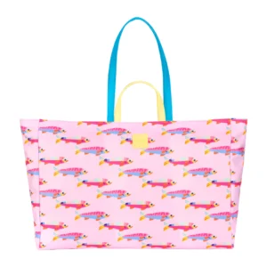 Borsa Mare Rainbow Fishes Rosa Emanuela Biffoli