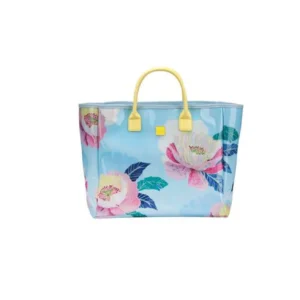 Borsa Mare Peony Azzurro Emanuela Biffoli