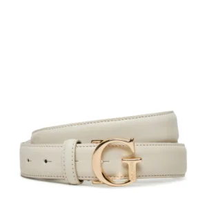 Cintura vera pelle bianco Guess