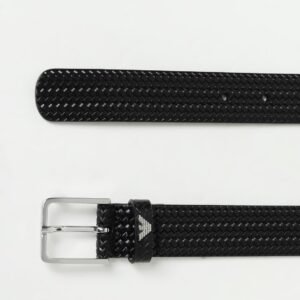 Cintura in pelle intrecciata Emporio Armani