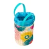 Secchiello in Paglia fiori Azzurro Emanuela Biffoli - immagine 4