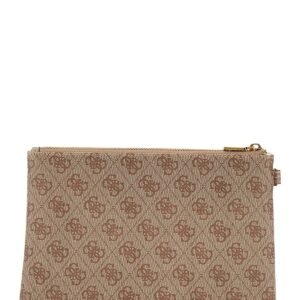 Pochette Hull Logo Guess Beige