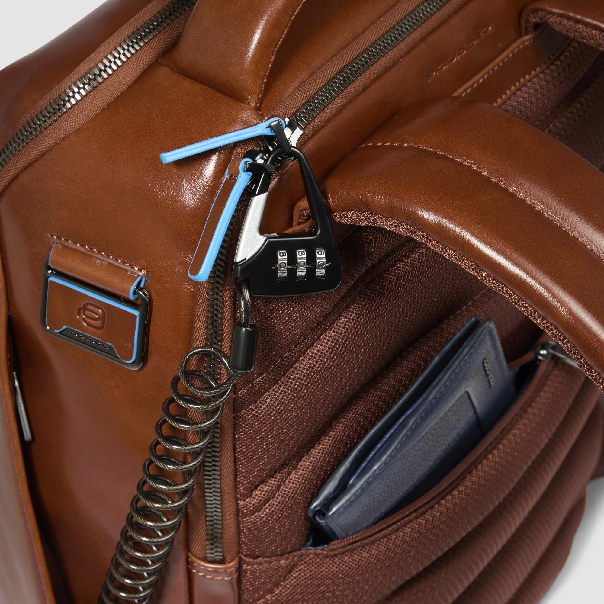 Zaino Piquadro PC14" 2 Comparti B2 Marrone - immagine 7