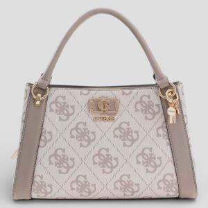 Borsa a Mano Guess KARNILLA Beige Logo