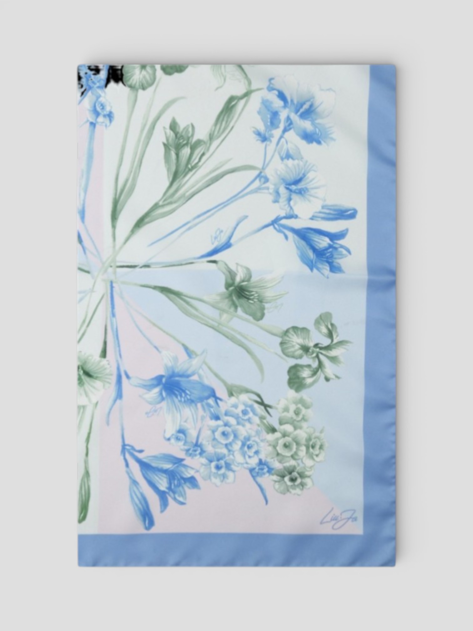 Foulard Liu Jo FLOWER Celeste - immagine 2