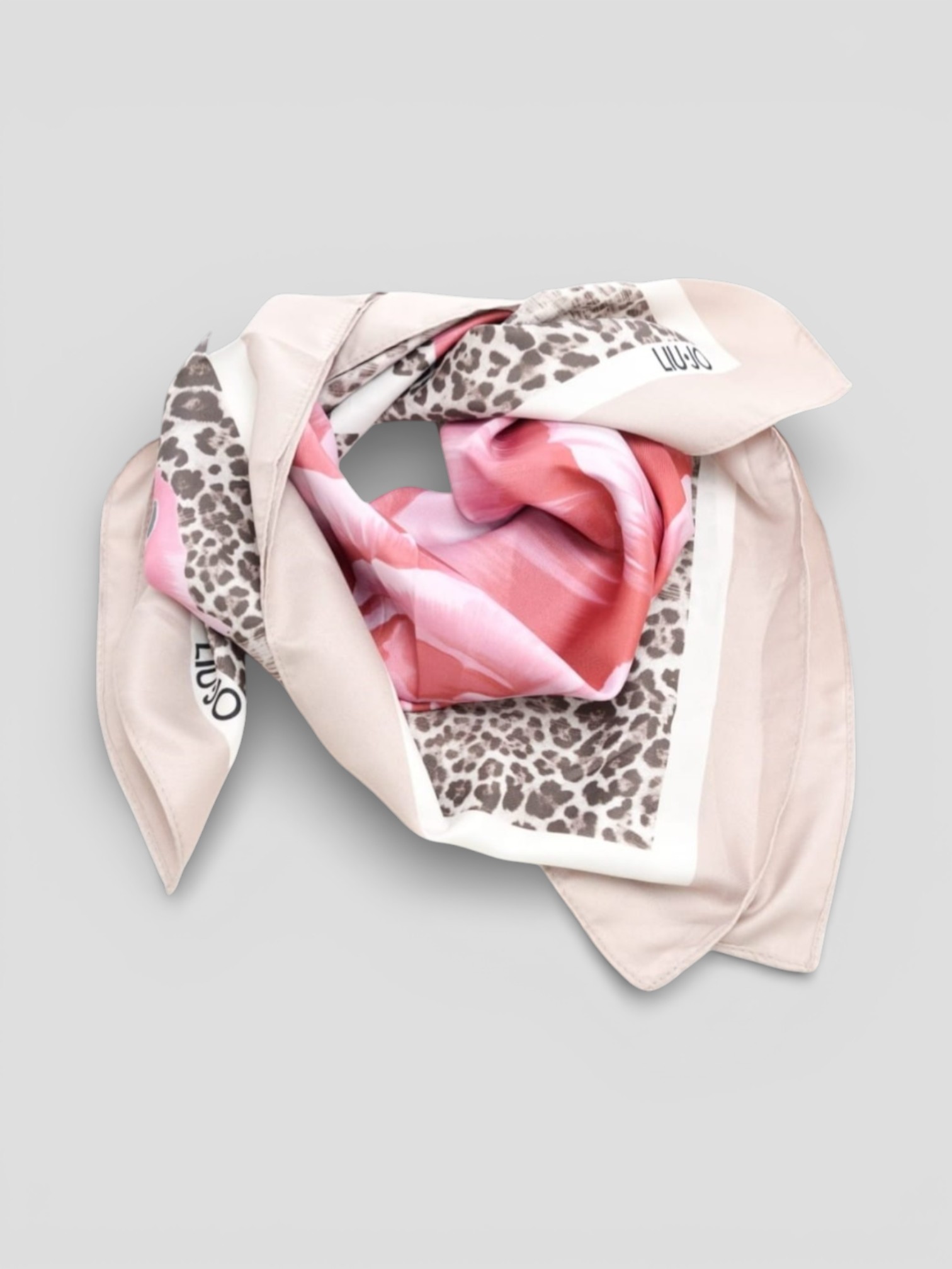 Foulard Liu Jo FLOWER Rosa - immagine 2