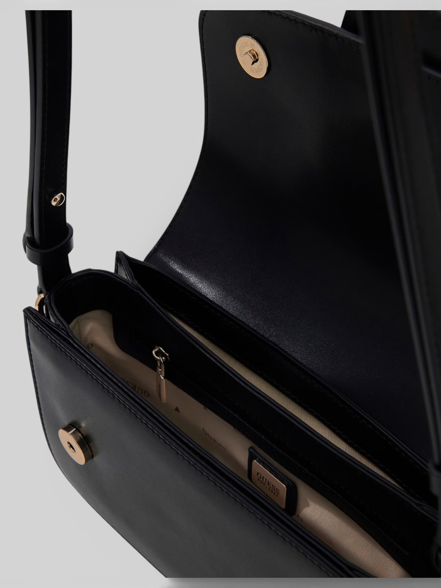 Borsa a Tracolla Guess JANIE Nero - immagine 3