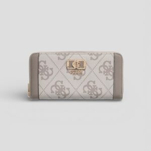 Portafoglio Guess KARNILLA Beige Logo
