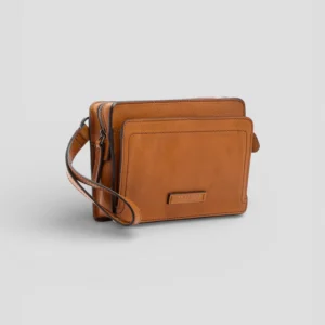 Pochette Uomo The Bridge LEONE Cognac