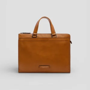 Pochette Uomo The Bridge LEONE Cognac