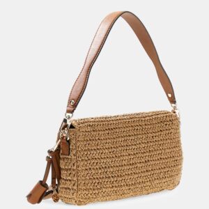 Borsa a Spalla Guess OFELIA Paglia