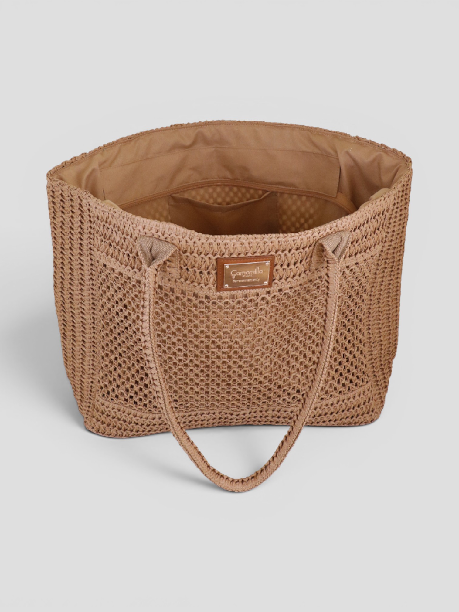 Borsa Camomilla Crochet Beige - immagine 3