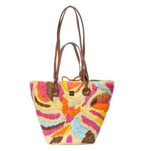Borsa in paglia Multicolor Emanuela Biffoli