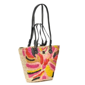Borsa in paglia Multicolor Emanuela Biffoli