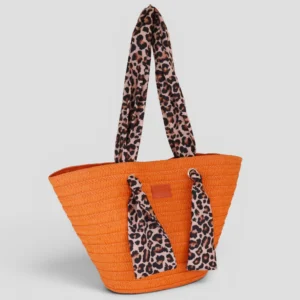 Cesta Mare Camomilla Leopard Arancione