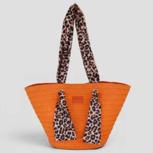 Cesta Mare Camomilla Leopard Arancione