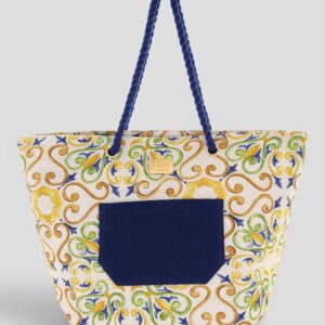Borsa Mare Camomilla Maioliche
