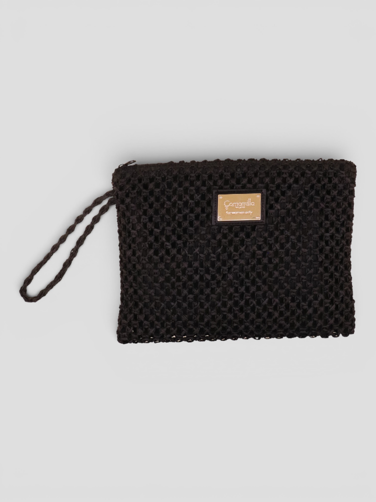 Busta Camomilla M Crochet Nero