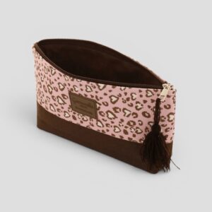 Busta Mare Camomilla Leopard Rosa