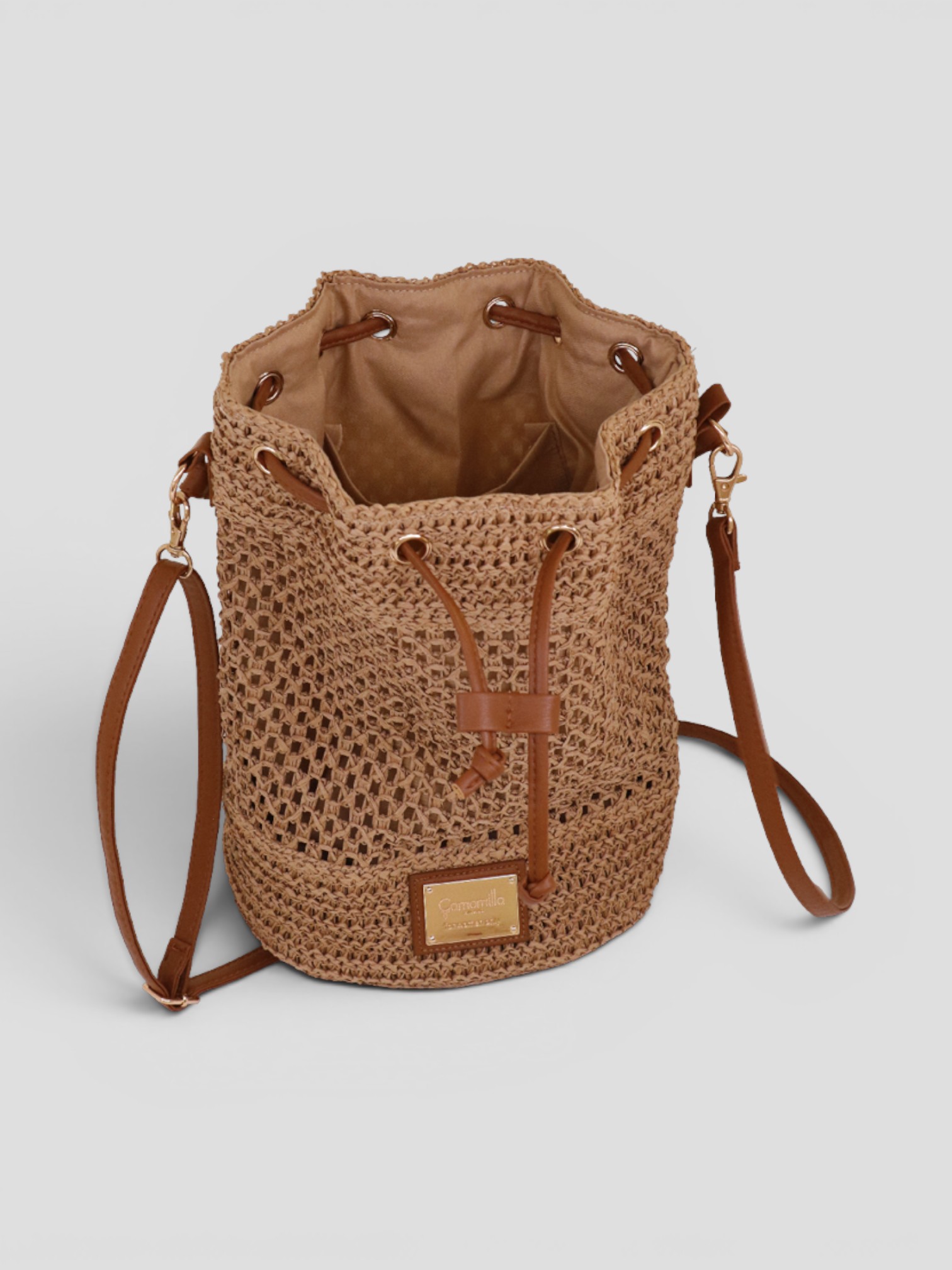Secchiello Camomilla Crochet Beige - immagine 3