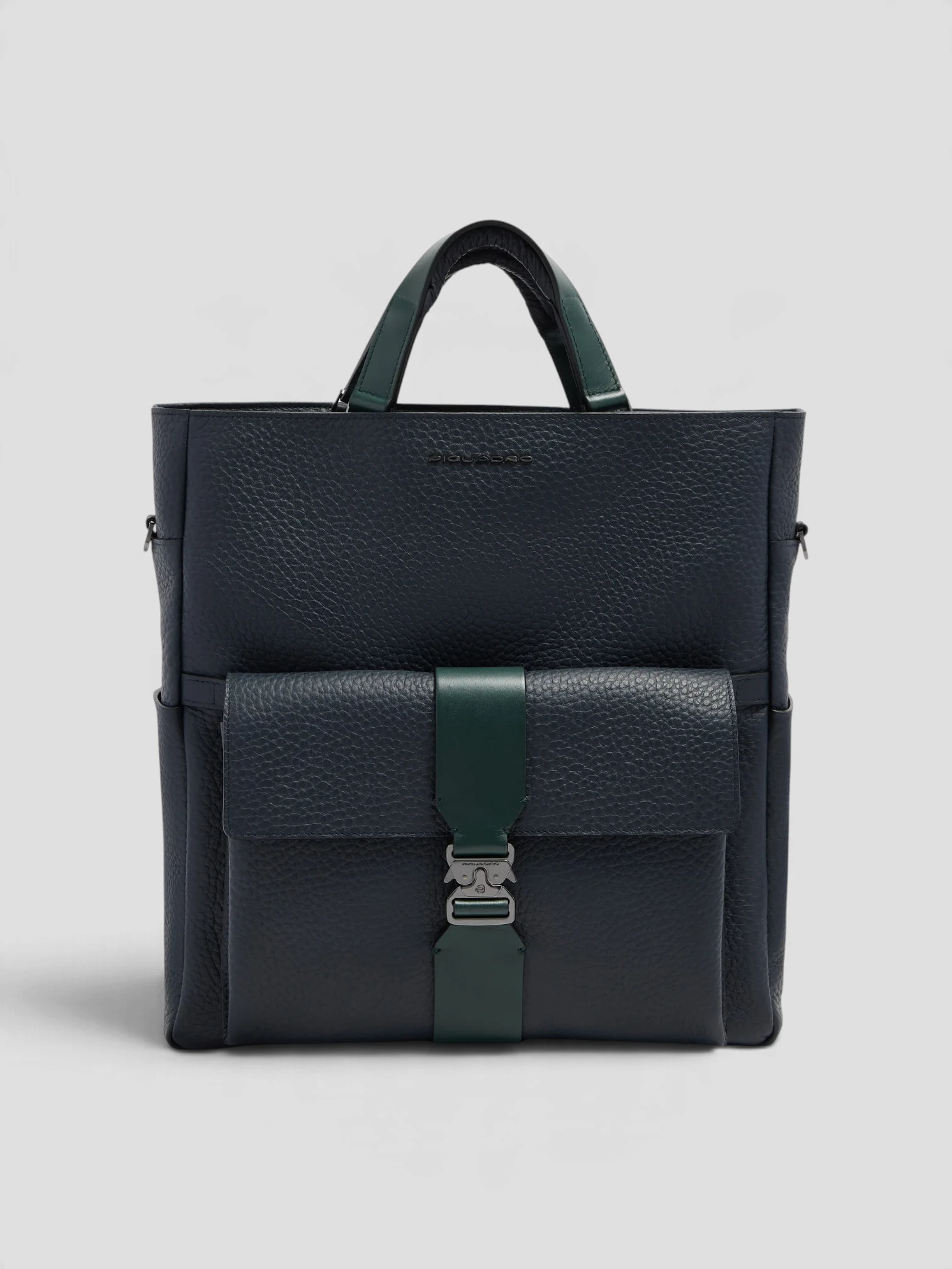 Borsa convertibile in zaino Piquadro Materia Blu/Verde