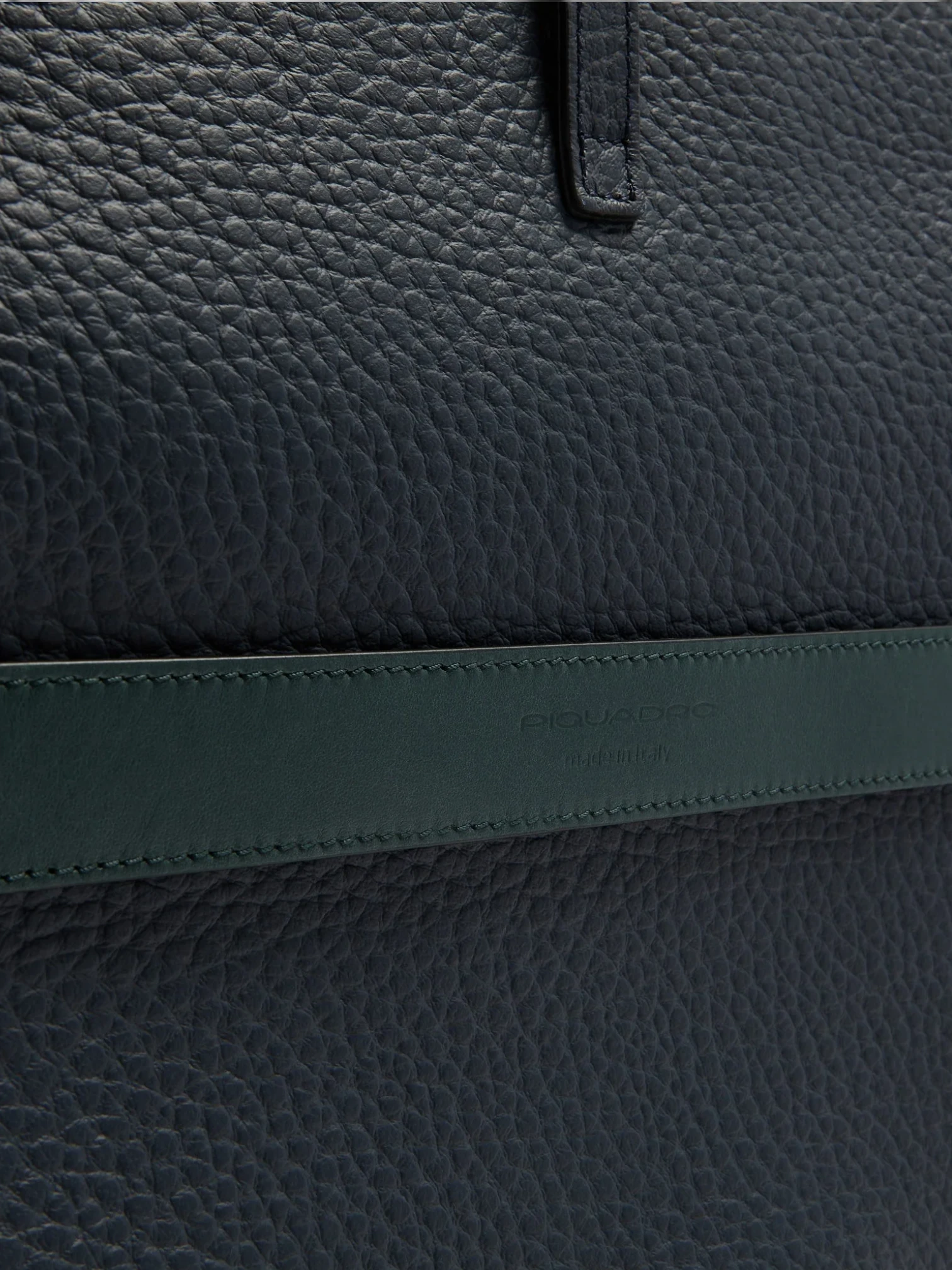 Borsa convertibile in zaino Piquadro Materia Blu/Verde - immagine 8