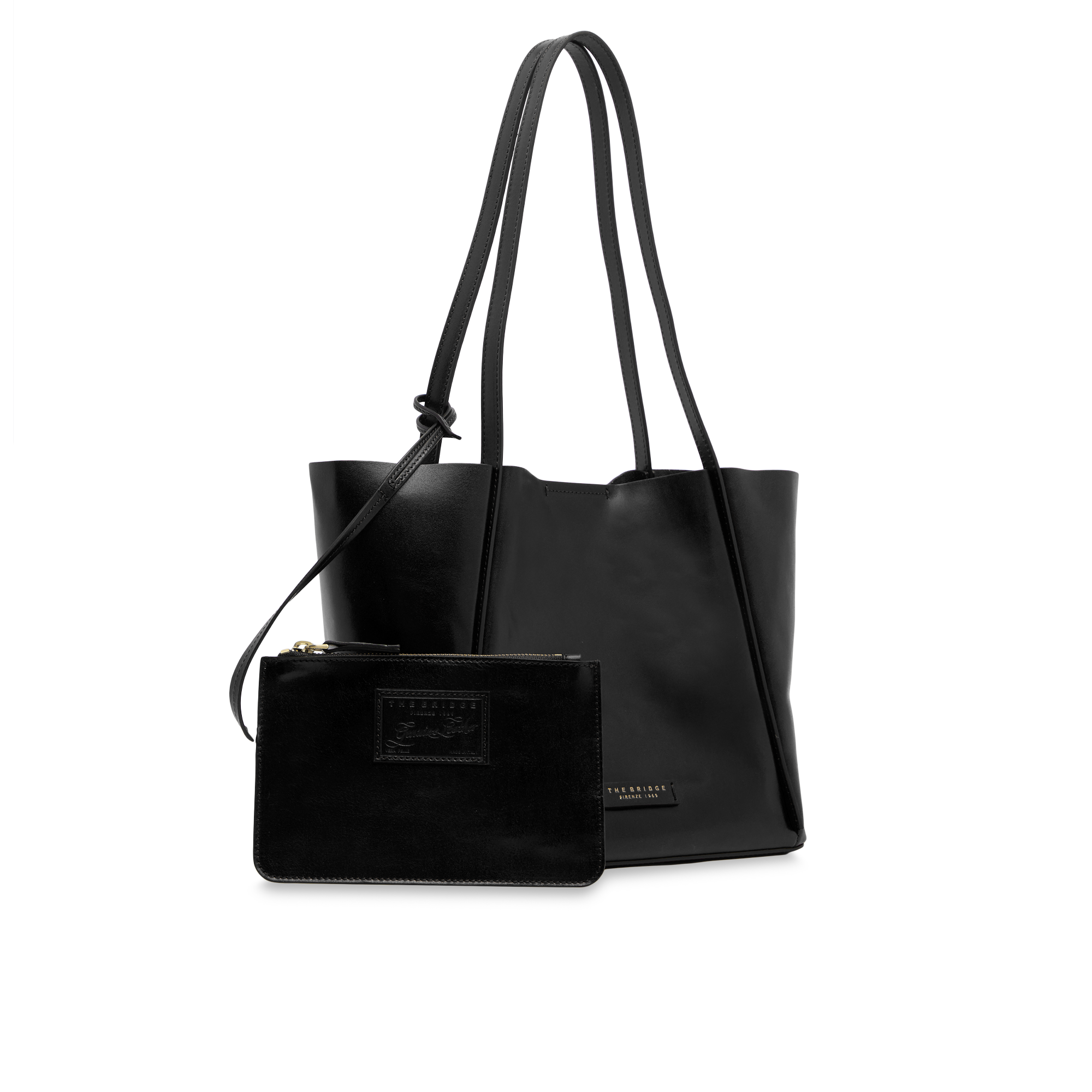 Borsa shopper The Bridge Icons Nero - immagine 2