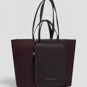 Borsa shopper Piquadro Circle Bordeaux
