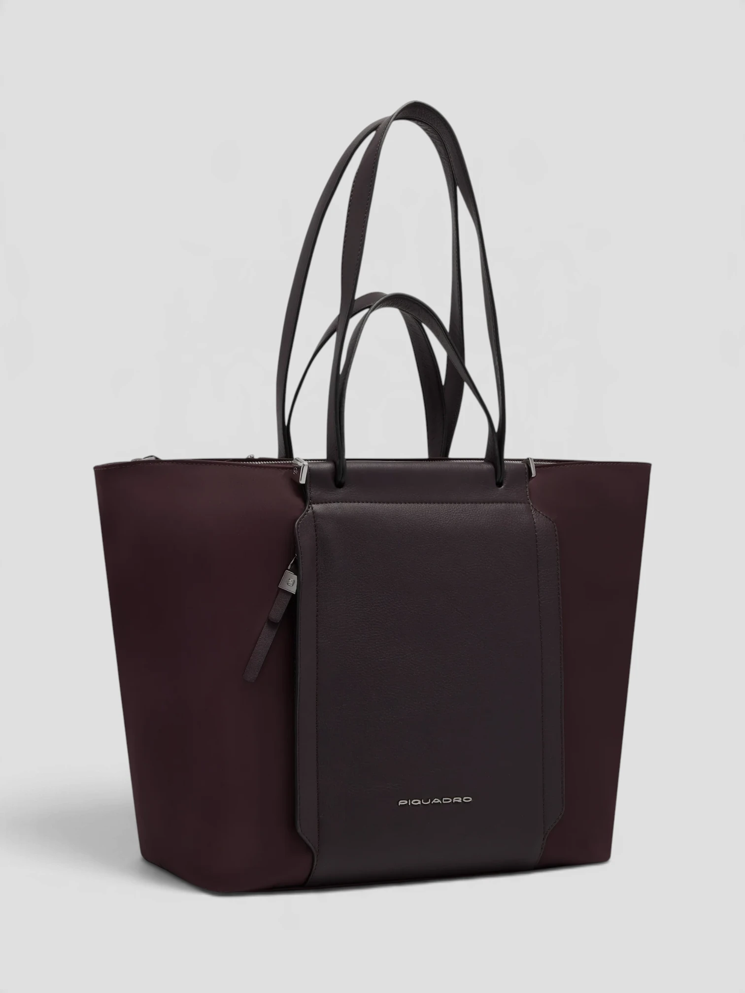 Borsa shopper Piquadro Circle Bordeaux - immagine 2