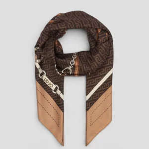 Foulard Liu.Jo Belt Stripes Cammello