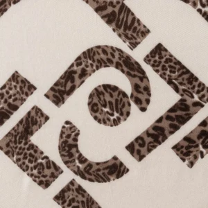 Foulard Liu.Jo Metal Mix Animalier Beige