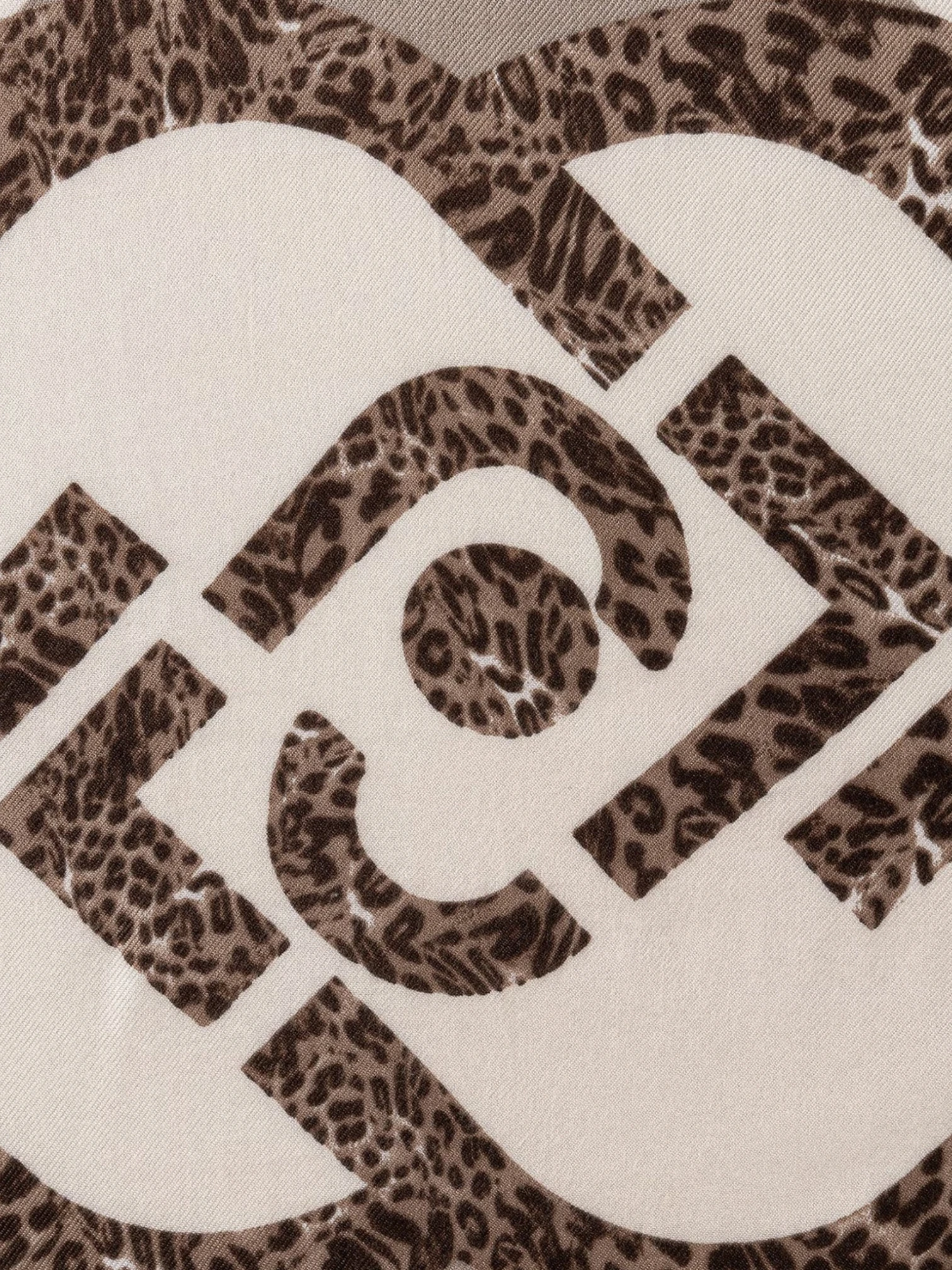 Foulard Liu.Jo Metal Mix Animalier Beige - immagine 2