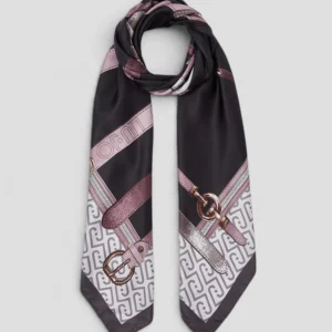 Foulard Liu.Jo Belts Logo Nero
