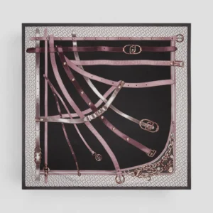 Foulard Liu.Jo Belts Logo Nero