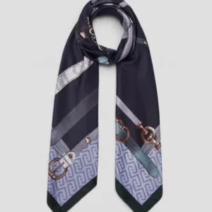 Foulard Liu.Jo Belts Logo Blu