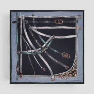 Foulard Liu.Jo Belts Logo Blu