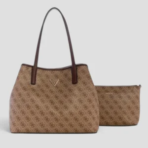Shopper Guess Victtoria Logo Beige