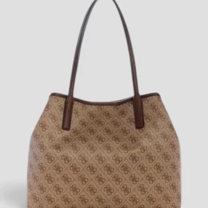 Shopper Guess Victtoria Logo Beige