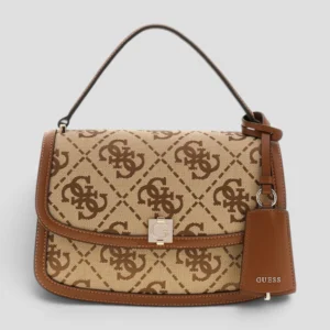 Borsa Guess Audrey Logo Beige