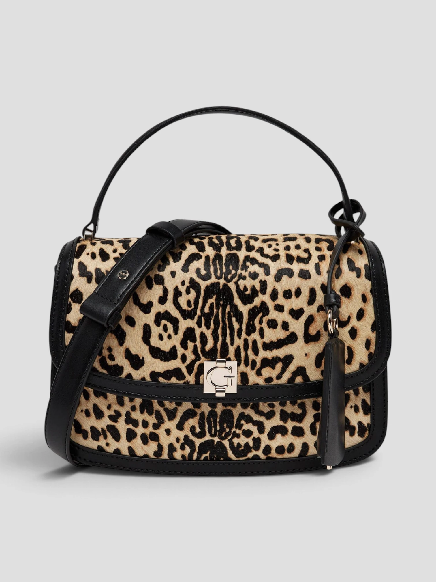 Borsa Mano Guess Audrey Leopard