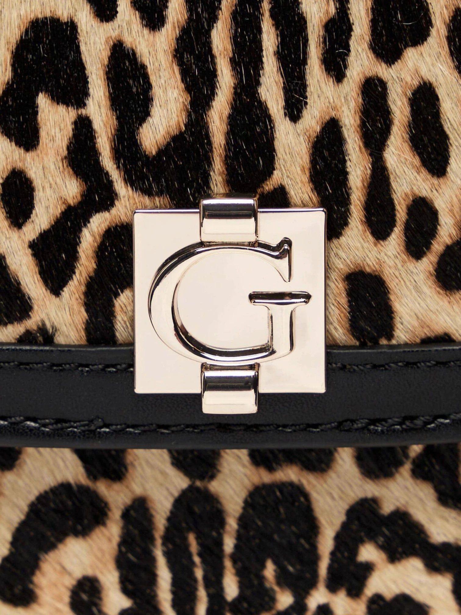 Borsa Mano Guess Audrey Leopard - immagine 4