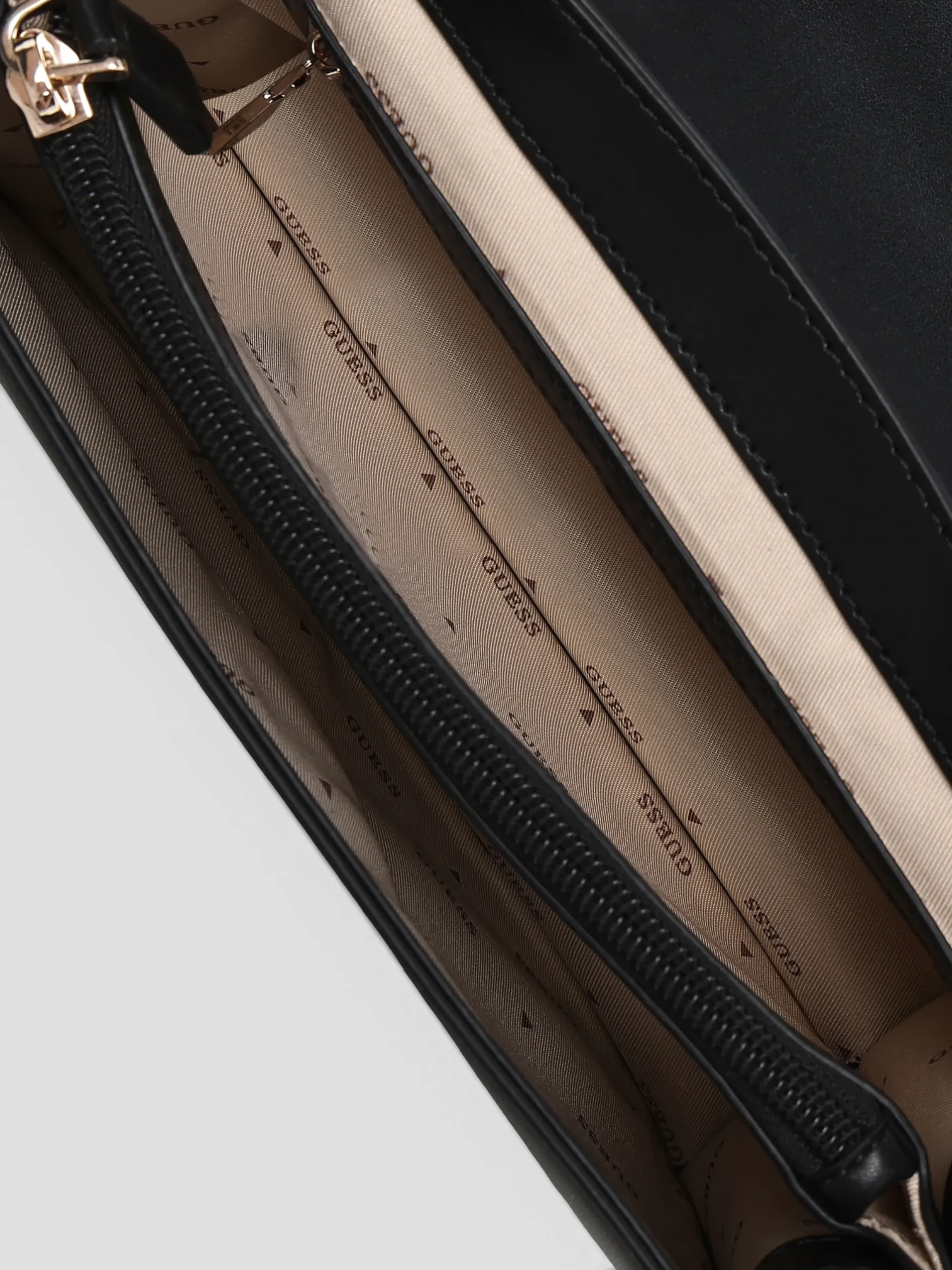 Borsa Tracolla Guess Audrey Nero - immagine 4