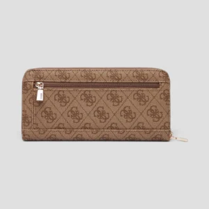Portafoglio Guess Laurel Latte Logo