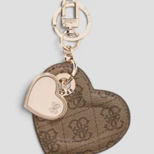 Portachiavi Guess Lindsey Latte Logo