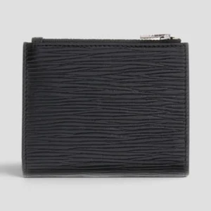 Mini Portafoglio Zip Guess Milano Nero