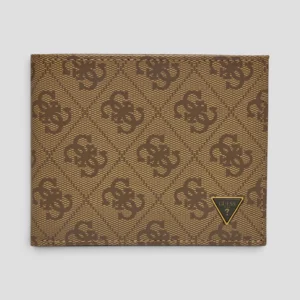 Portafoglio Guess Logo Beige/Marrone