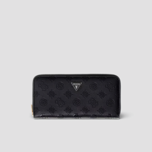 Portafoglio Zip Guess Diana Logo Nero