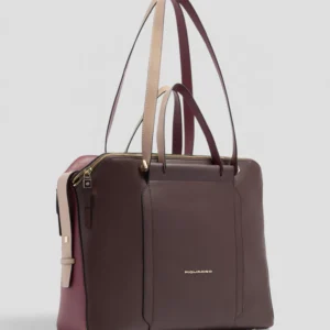Borsa Piquadro Circle Bordeaux/Rosa