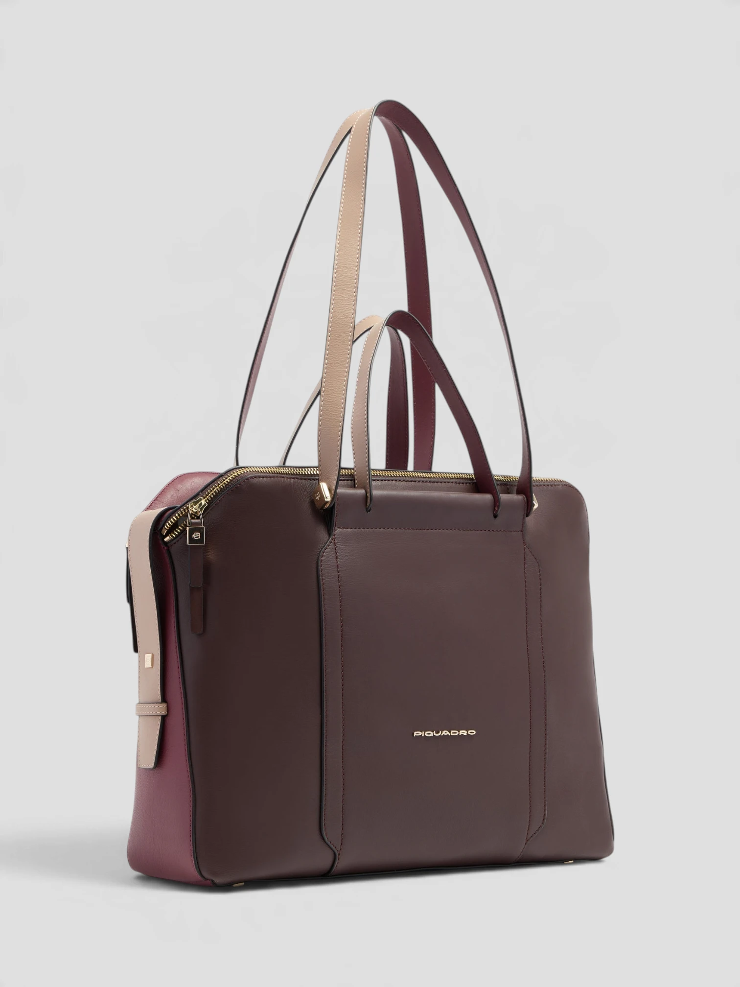 Borsa Piquadro Circle Bordeaux/Rosa - immagine 2