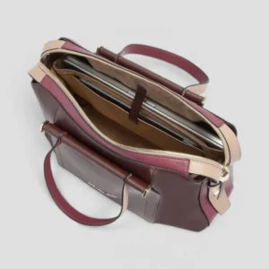 Borsa Piquadro Circle Bordeaux/Rosa
